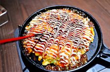 Cook Okonomiyaki and 2 Side Dishes