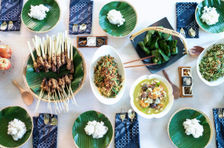 Authentic 15-Recipe Balinese Ceremonial Feast, only 8 cooks per class - Pick Organic Produce in our Garden.