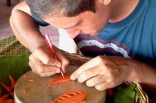 Fruit And Vegetable Carving program with Thai Master Chef at Sukho Cuisine Koh Lanta