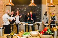 Hands-on Paella Class at The Paella Club Barcelona! - Full Menu with Bottomless Wine Pairing