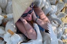 Eendenboerderij in Hoi An en lantaarn maken