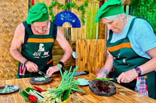 Hoi An Riverside Cooking Class with Market Tour, Basket Boat & Fishing