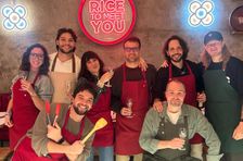 Barcelona Seafood Paella Cooking Class & Dining Experience