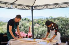 Pastaworkshop op het platteland van Rome met rondleiding door een wijngaard