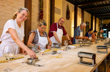 Pasta & Tiramisu Cooking Class with Wine in Siena