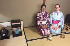 Private Tea Ceremony with Kimono and Ikebana (Flower Art) near Golden Pavilion