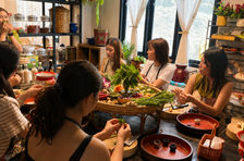 Silom Thai Cooking School in Bangkok Herb Garden Tour