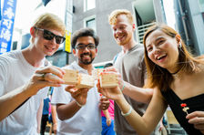 Tsukiji Fish Market Walking Tour with Delicious Food and Sake Tasting