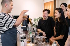 Experiência única de degustação omakase de café vegano vietnamita