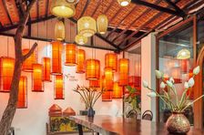 Cultural Food Journey in Tranquil Garden Villa with Market Tour