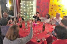 Wine and Dinner at Our Roman Home