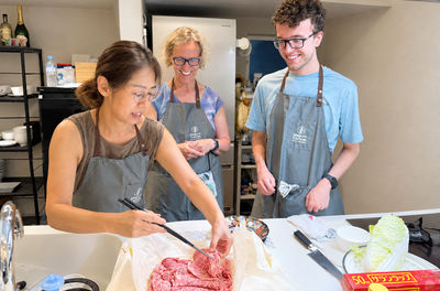 A5 Iga Wagyu Sukiyaki Cooking Experience in a Tokyo Home