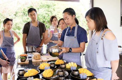 Nachmittagskurs in traditionellem Pavillon mit Marktbesuch