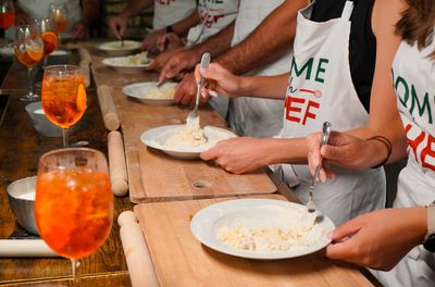 Fresh Pasta Cooking Class with 3 Spritz Cocktails in Rome