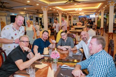 Dinner While Cruising Along Saigon River