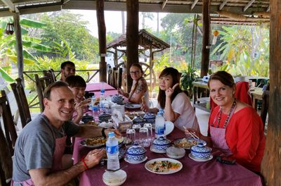 Authentic Thai Cooking in a Garden with Easy and Simple Recipe