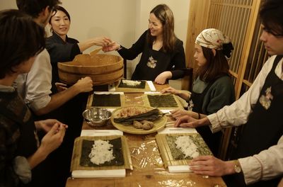 Hands-on Japanese Cooking Class for Beginners in a Restaurant by a Chef