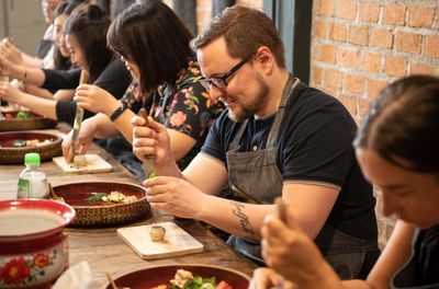 Hands-on Thai Cooking Class & Market Tour in Sukhumvit Pizza