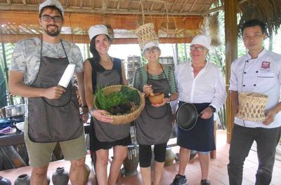 Cooking Class with Market and Eco Fishing Tour in Cam Thanh Village