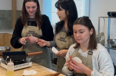 Korean Cuisine Class with Local Market Grocery Experience
