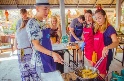 Traditional Thai Cooking Class at Home Cooking Studio