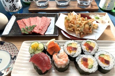 Nagoya: Cook Wagyu Beef, Tempura & Sushi Rolls with Sake Pairing