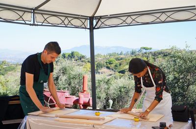 Pasta Making Class in Rome's Countryside with Winery Tour