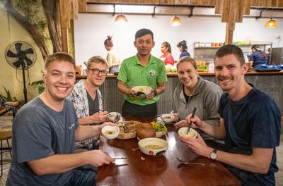 Evening Vespa Street Food Adventure in Phnom Penh