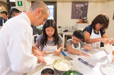 Pizza and Gelato Making - A Family Cooking Class