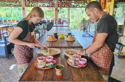 Private Class Morning & Evening with Fresh Ingredients at Organic Garden & Market
