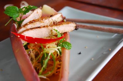 Red Bridge Deluxe Day Journey: Organic Farm, Boat Trip, Market Tour and Hands on Cooking of 4 Famous Vietnamese Dishes