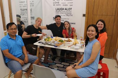Hands on Cooking Class with Lily & Friends and Explore Local Neighborhoods