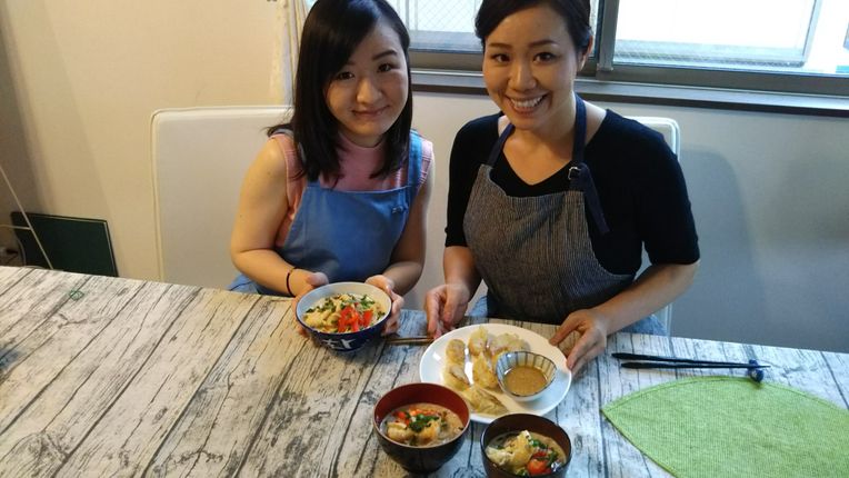 BentoYa cooking in Tokyo: Vegan Kawaii Bento making with Mama
