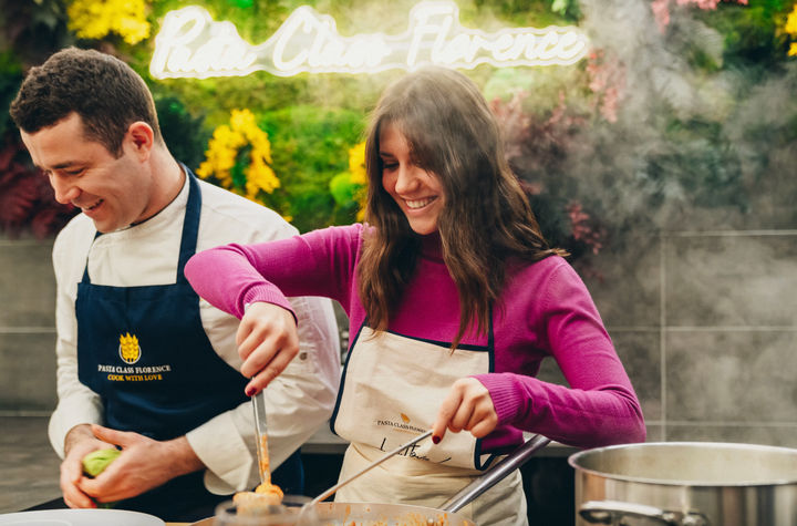 A True Taste of Florence: Market Tour, Artisan Pasta & Fine Wine