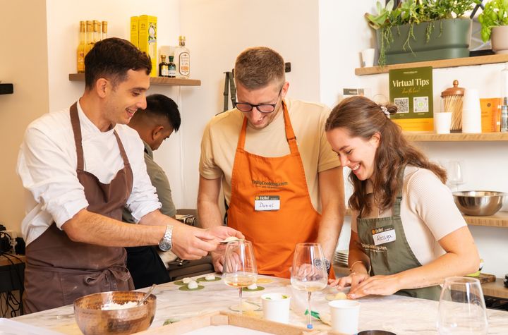 All-in-One Italian Cooking Experience: Pizza, Pasta & Gelato Near the Colosseum