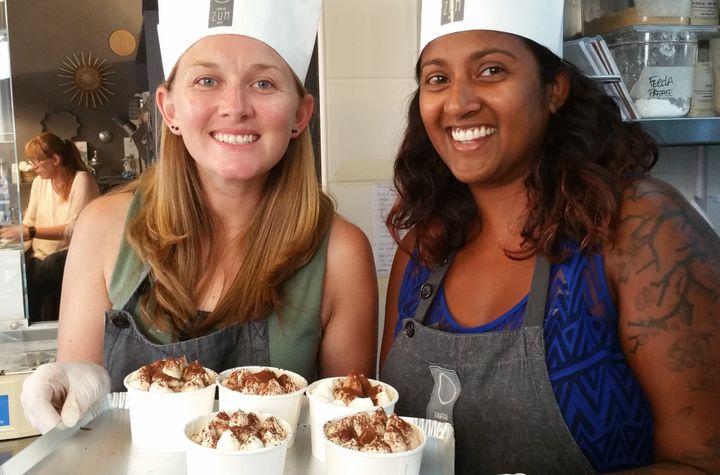 Gelato & Tiramisu Cooking Class in Rome near Campo de' Fiori