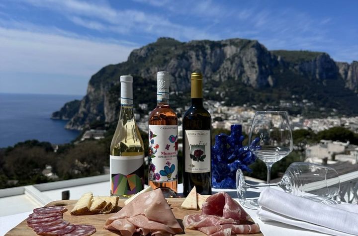 Capri Wine Tasting Experience with a View of the Faraglioni Rocks