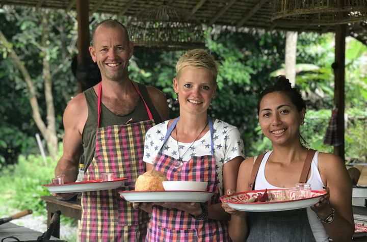 Creative Thai Cooking Class in Organic Farm with Market Tour