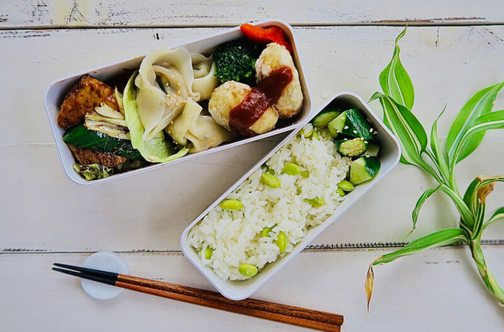 Delicious Japanese Cooking with Bento Box