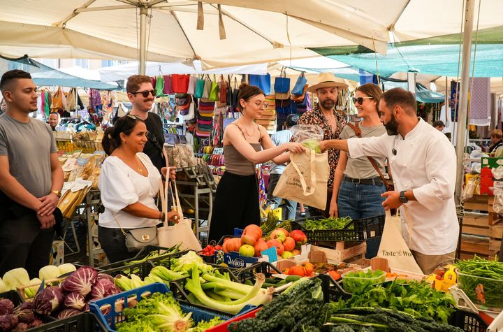 Farmer's Market Tour & Authentic Pasta-Making Experience with Fine Italian Wine