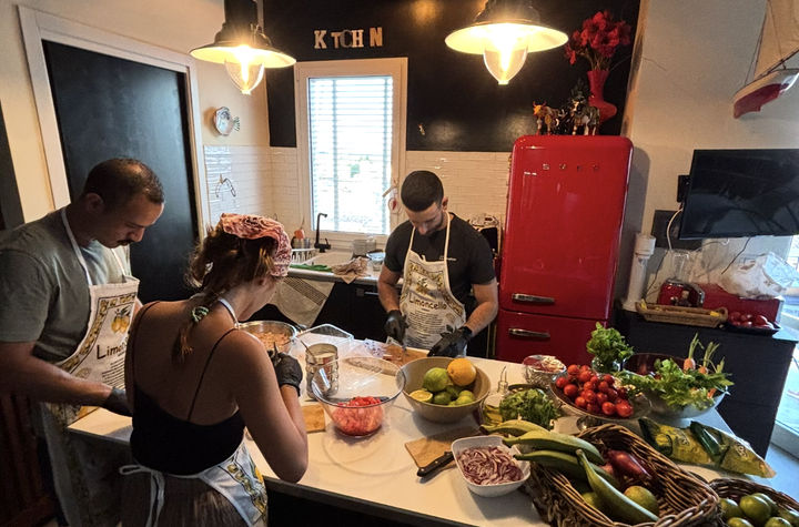 Fusion Cooking Course at Mariella's House