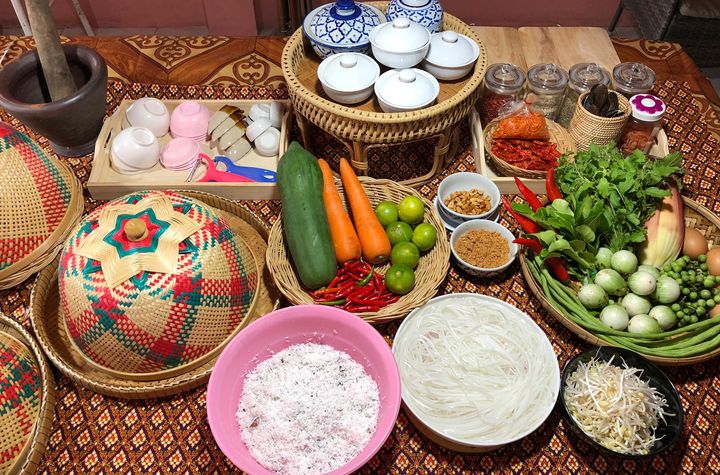 Koh Phangan Thai Cooking Class with Market Tour: Choose 4 Dishes