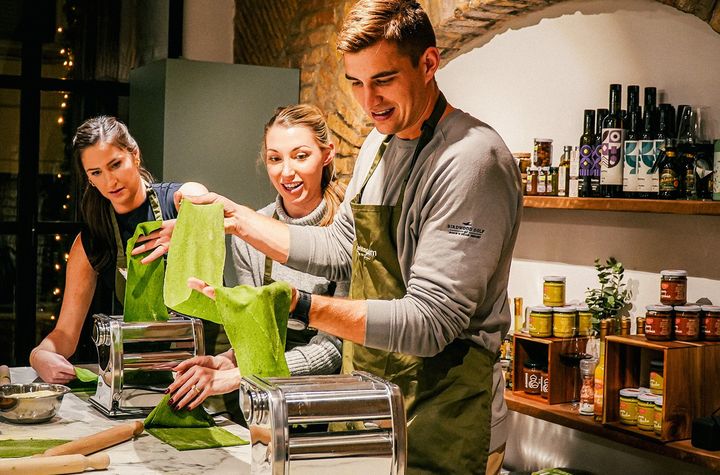 Homemade Pasta & Tiramisu Class with Free-Flow Wine by the Colosseum