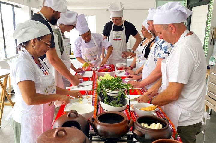 Peruvian Cooking Class & Market Tour with Exotic Fruits Experience + Airport Pickup