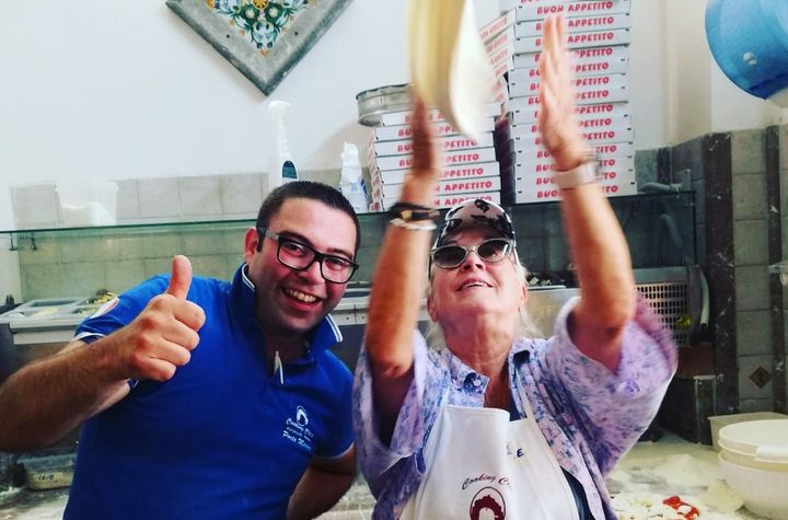 Pizza Making in Taormina
