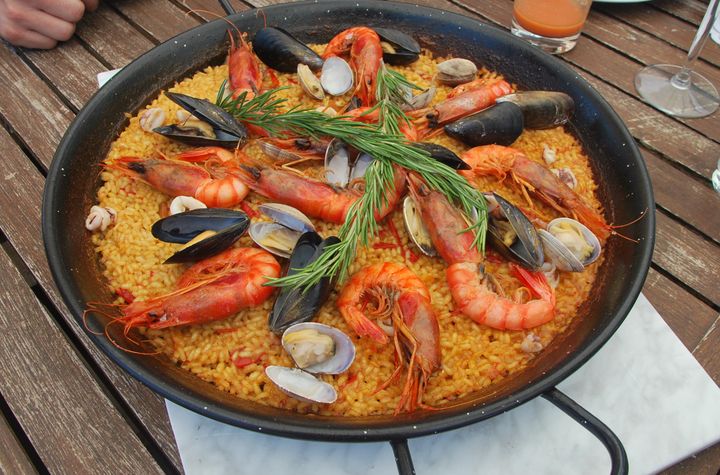 Rooftop Paella or Fideuà Cooking Class with Market Tour