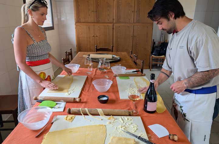 San Gimignano Tuscan Cooking Experience with Handmade Pasta, Lunch & Wine