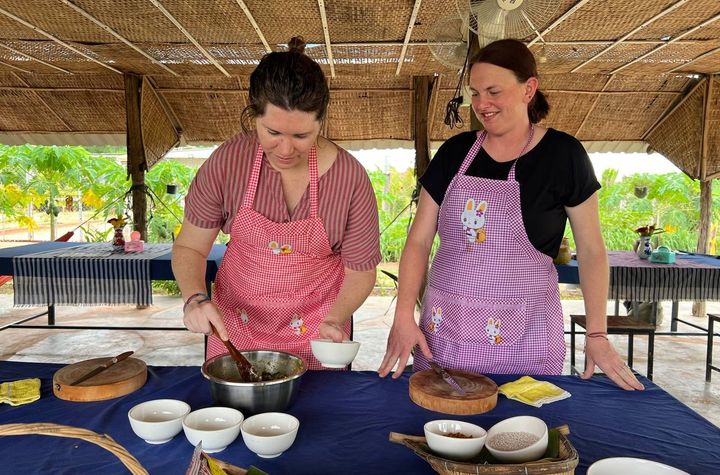 Cooking & Vespa Culinary Experience in Siem Reap