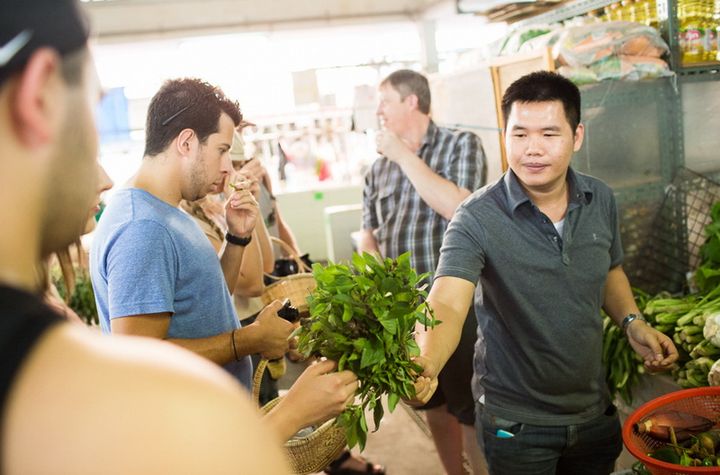 Silom Thai Cooking School in Bangkok Herb Garden Tour
