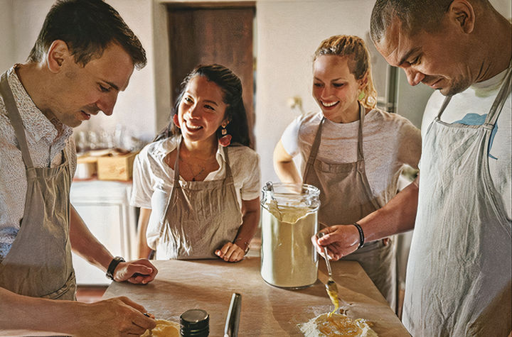 Traditional Handmade Pasta Culinary Class in a Tuscan Farmhouse